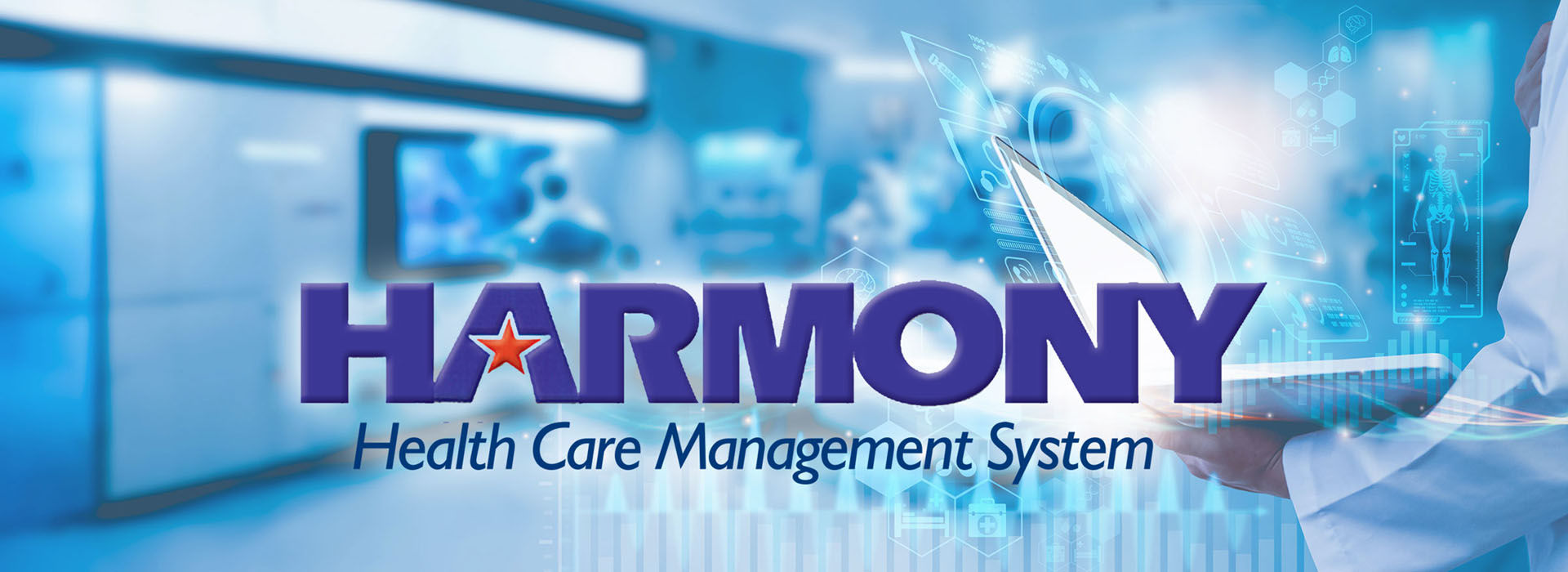 Harmony Health Care Management System. A comprehensive system for managing healthcare operations efficiently.